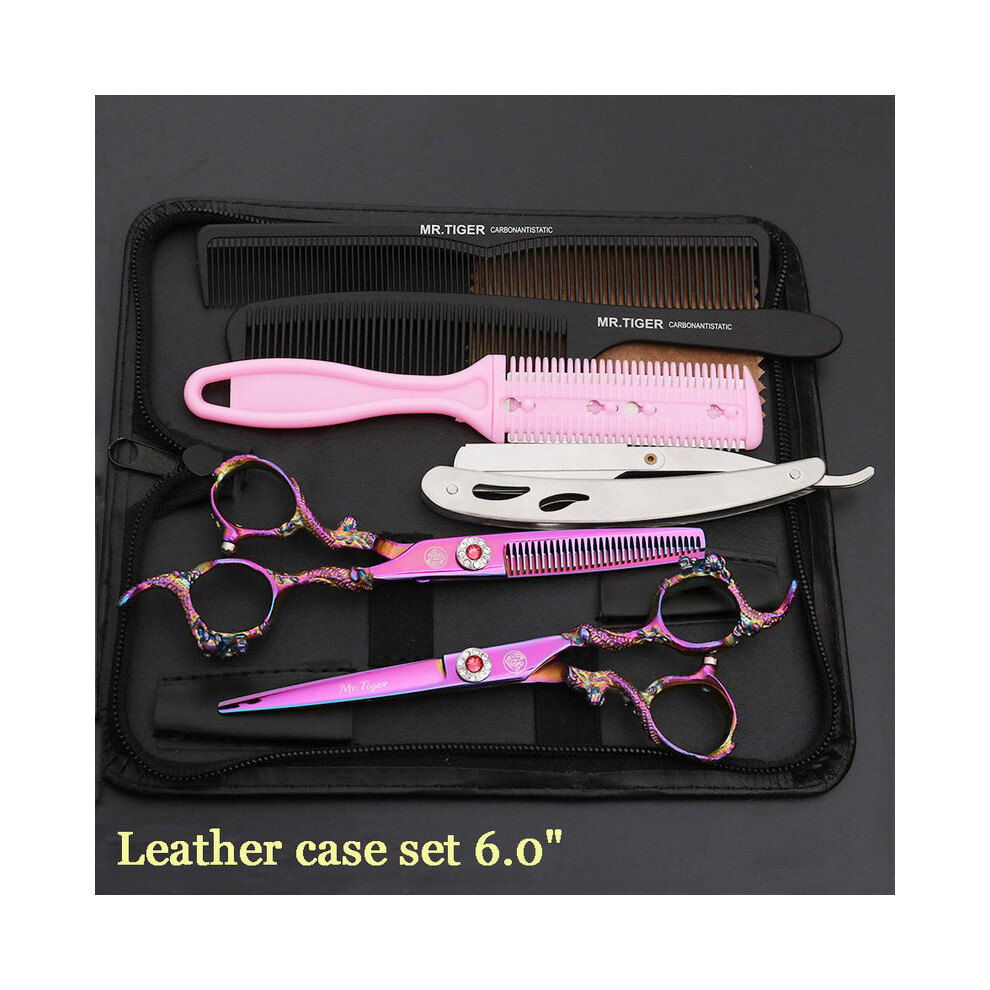 (6.0 FSDL QT)Sharp Blade Professional Hair Scissors 5.5 6.0 Salon Hair Cutting Scissors Barber Scissors