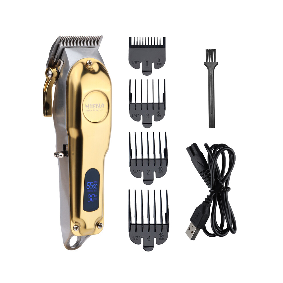 Gold (Gold)2022 Hair Clipper Electric Hair Clipper Cordless Shaver Trimmer 0Mm Men's Barber