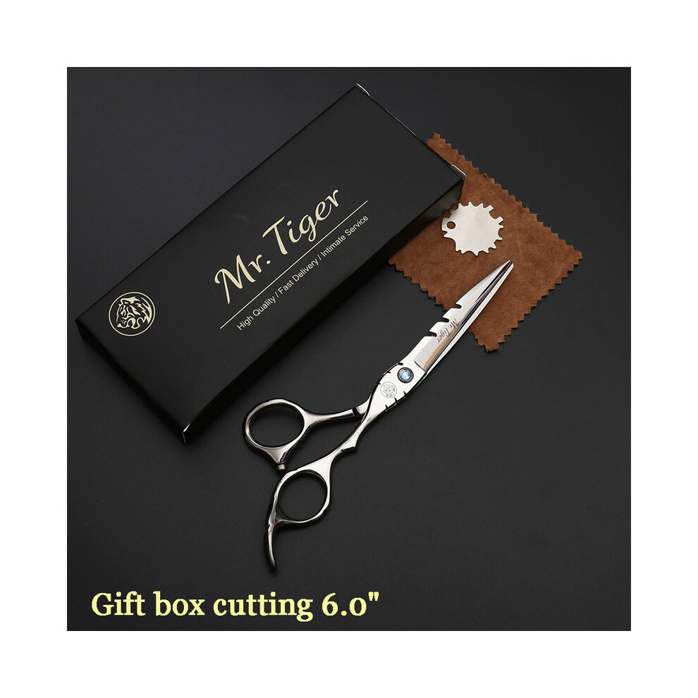 (6.0 Cutting Box-LZKK)Japanese Hair Scissors 5.5 6.0 Professional Hairdressing Scissors Thinning Barber