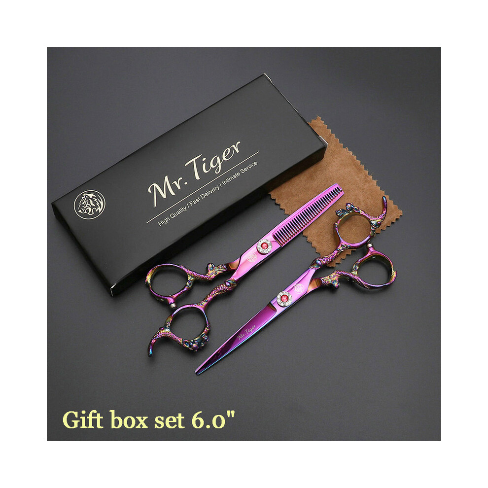 (6.0 FSDL TZ)Sharp Blade Professional Hair Scissors 5.5 6.0 Salon Hair Cutting Scissors Barber Scissors