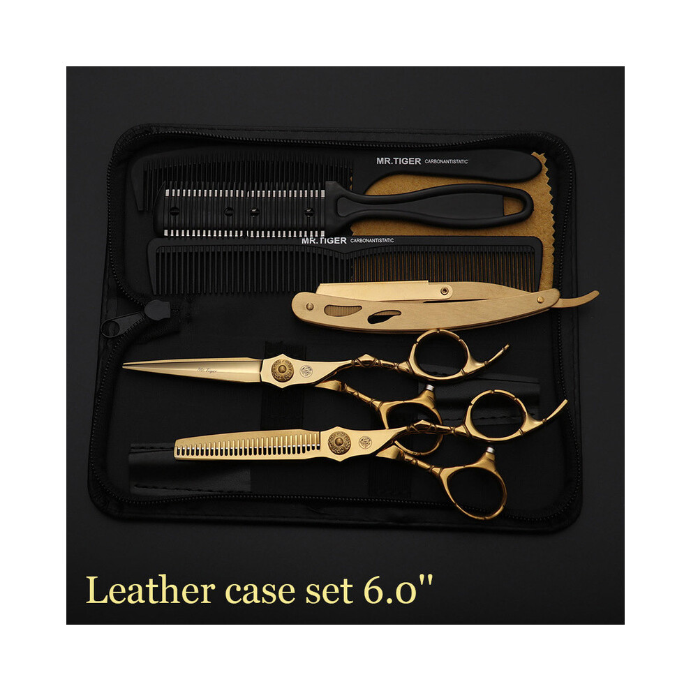 (6.0 JSGLSB QT)Sharp Blade Professional Hair Scissors 5.5 6.0 Salon Hair Cutting Scissors Barber Scissors