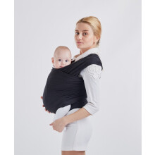 (Black) Comfortable shoulder straps for infants and young children during travel