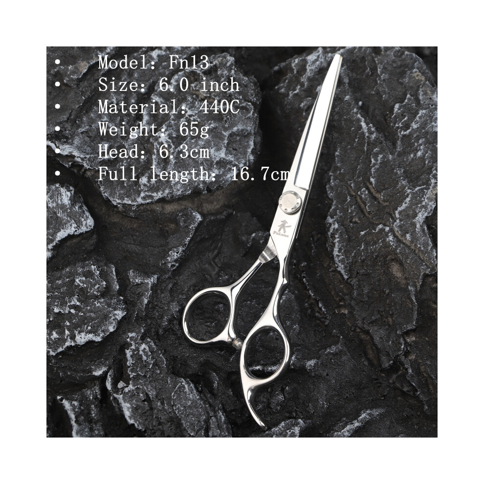 (Fn13)Fnlune 6.0 Professional Hair Salon Scissors Salon Barber Accessories Hair clipper Thinning clipper