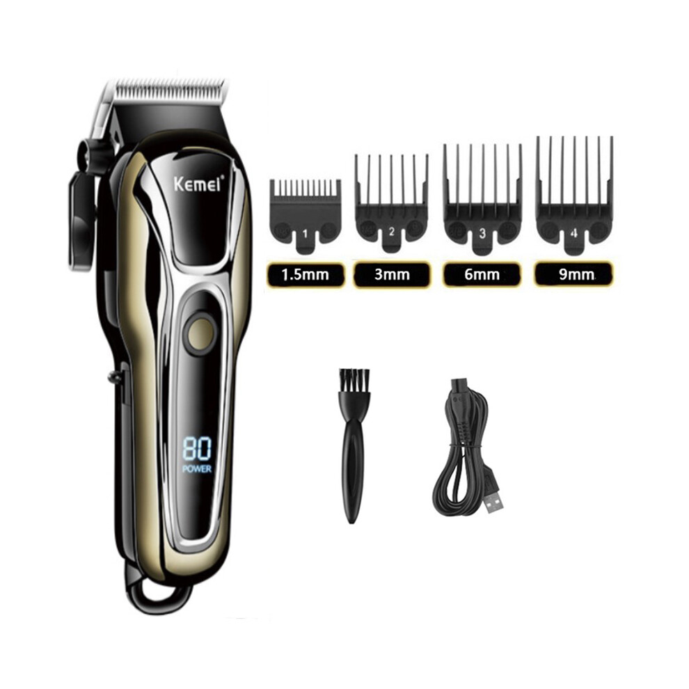 (km-1990PG)Clipper electric hair clipper for men Electric shaver professional Men's hair clipper