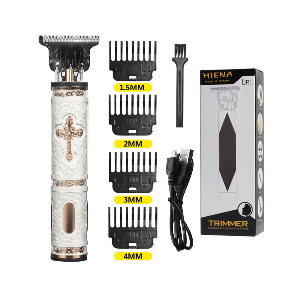 (Jesus)Vintage T9 Hair Clipper Professional Hair Clipper Electric Shaver Trimmer for Men