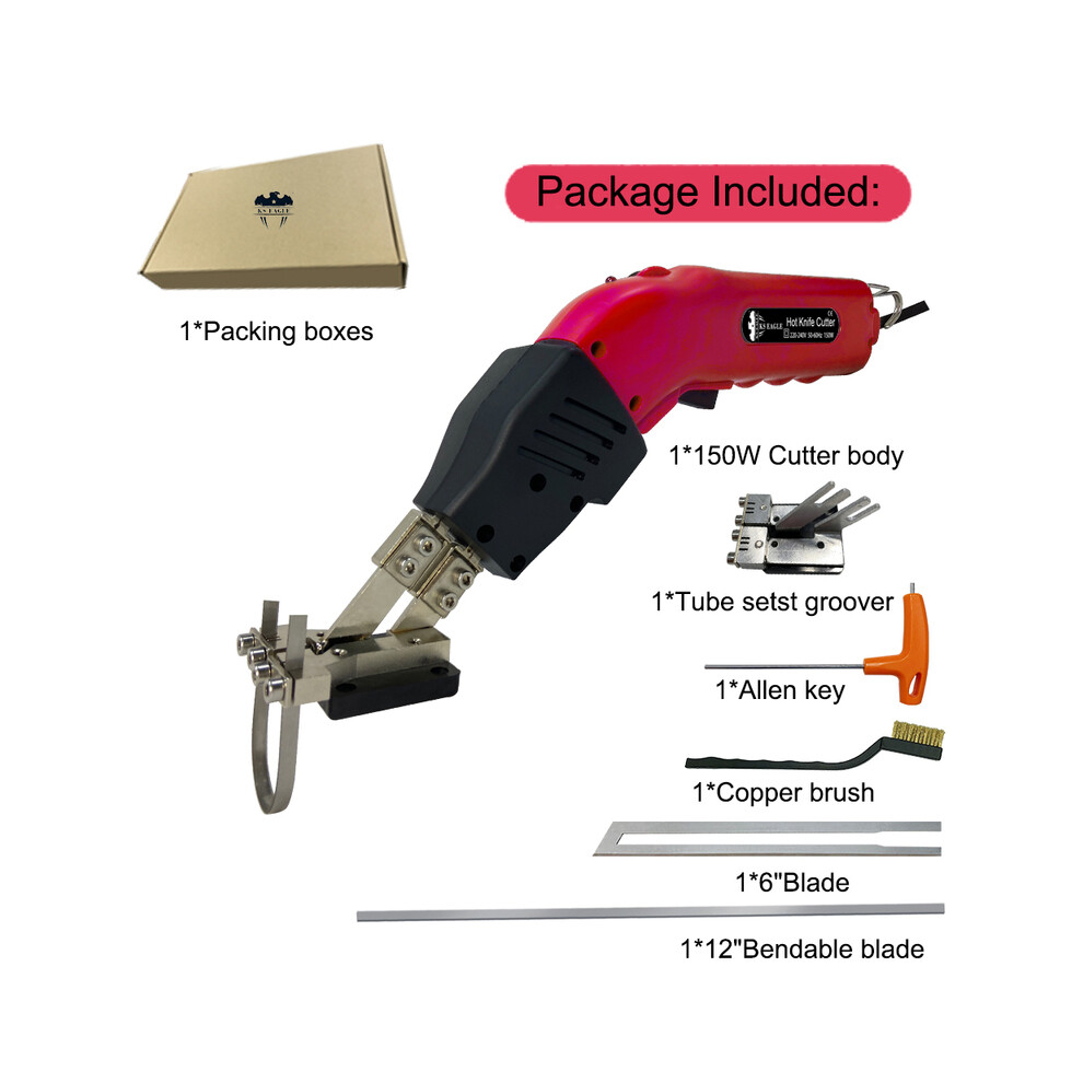 (EU150W Small Grooving) Electric Hot Knife Cutter EPS Foam Cutter Styrofoam Heat Cutting Grooving Machine