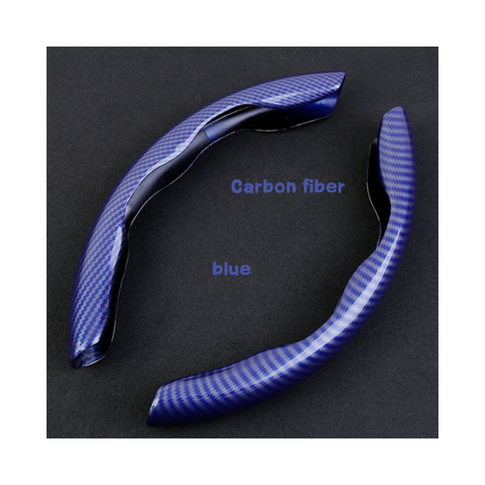 (Blue) Peugeot 207 3008 2008 508 307 206 308 407 607 807 301 406 Rcz 2 Slices Carbon Fiber Silicone Blue 9319708138191