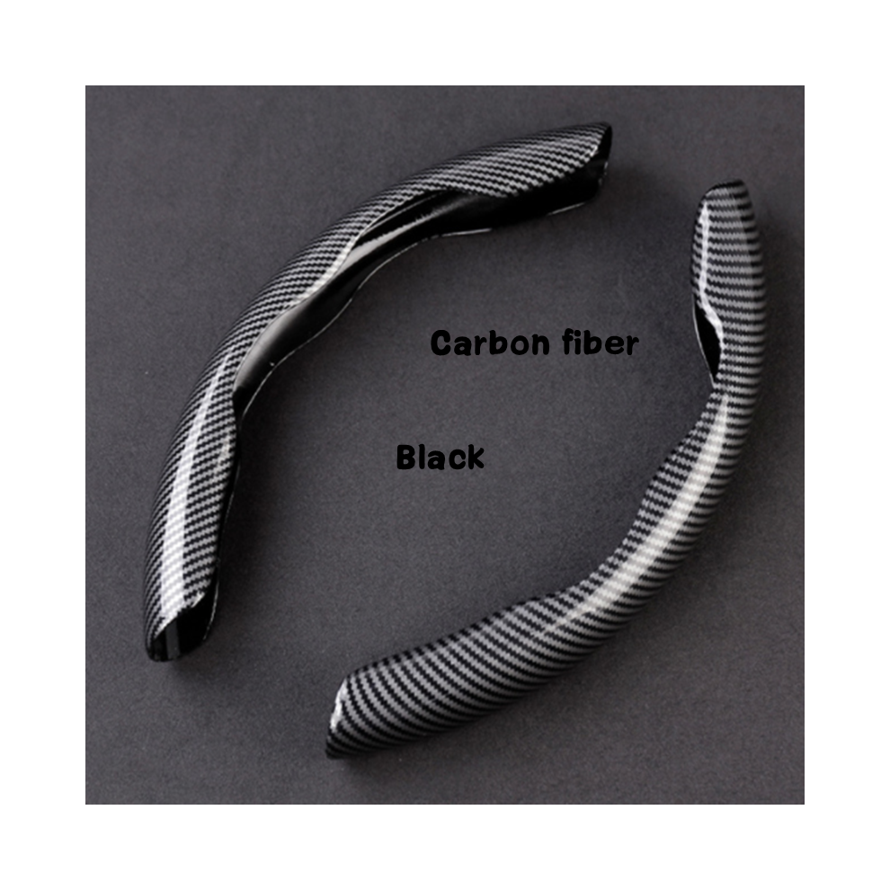 (Black) Peugeot 207 3008 2008 508 307 206 308 407 607 807 301 406 Rcz 2 Slices Carbon Fiber Silicone Black 9319708138184