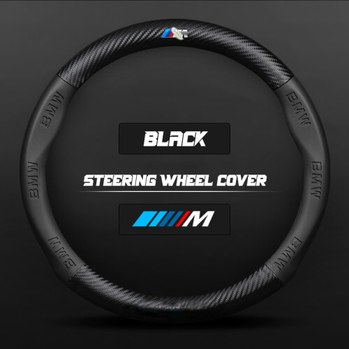 Coprivolante auto (tondo nero) 3D per BMW E46 E90 F20 E39 E91 E87 E60 E93 F10 X3 E83 E61 X5
