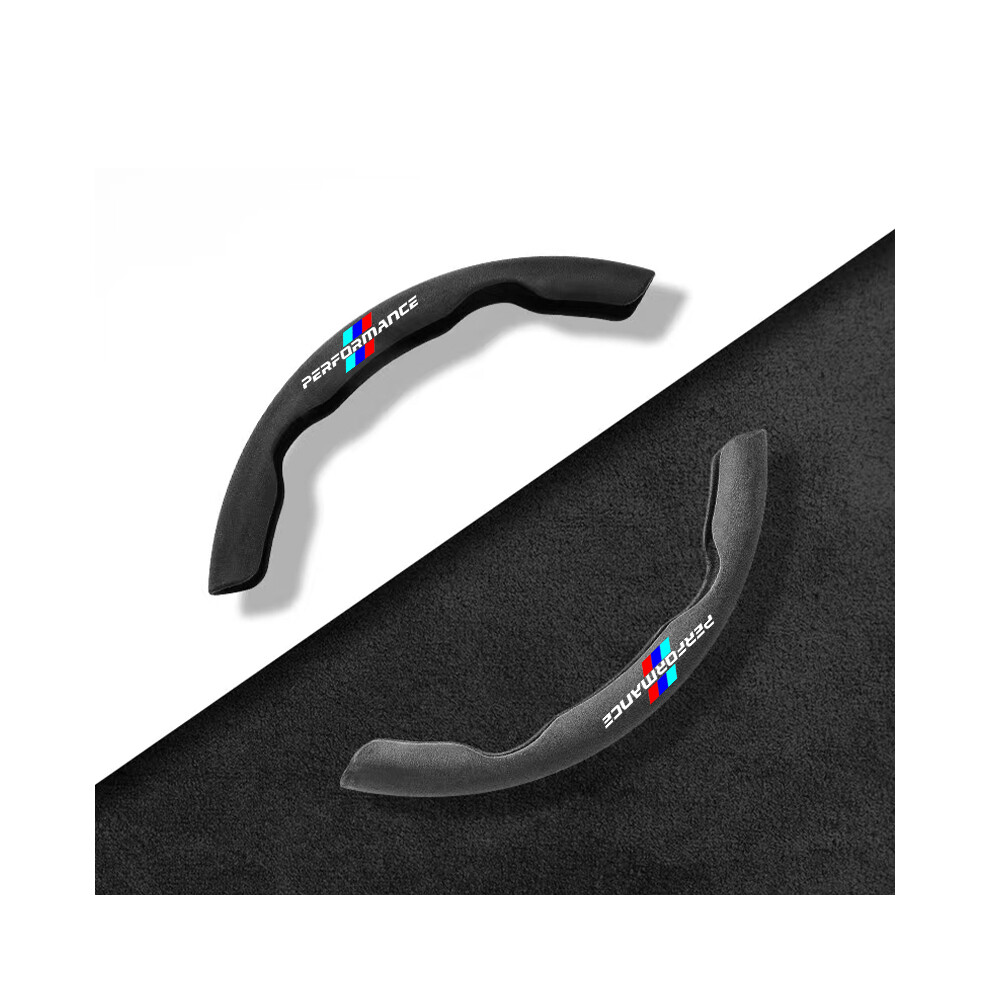 (Performance) Car Steering Wheel Cover Suede Leather Bmw M Sport E30 E34 E36 E39 E46 E60 E87 E90 Black 9319708139396