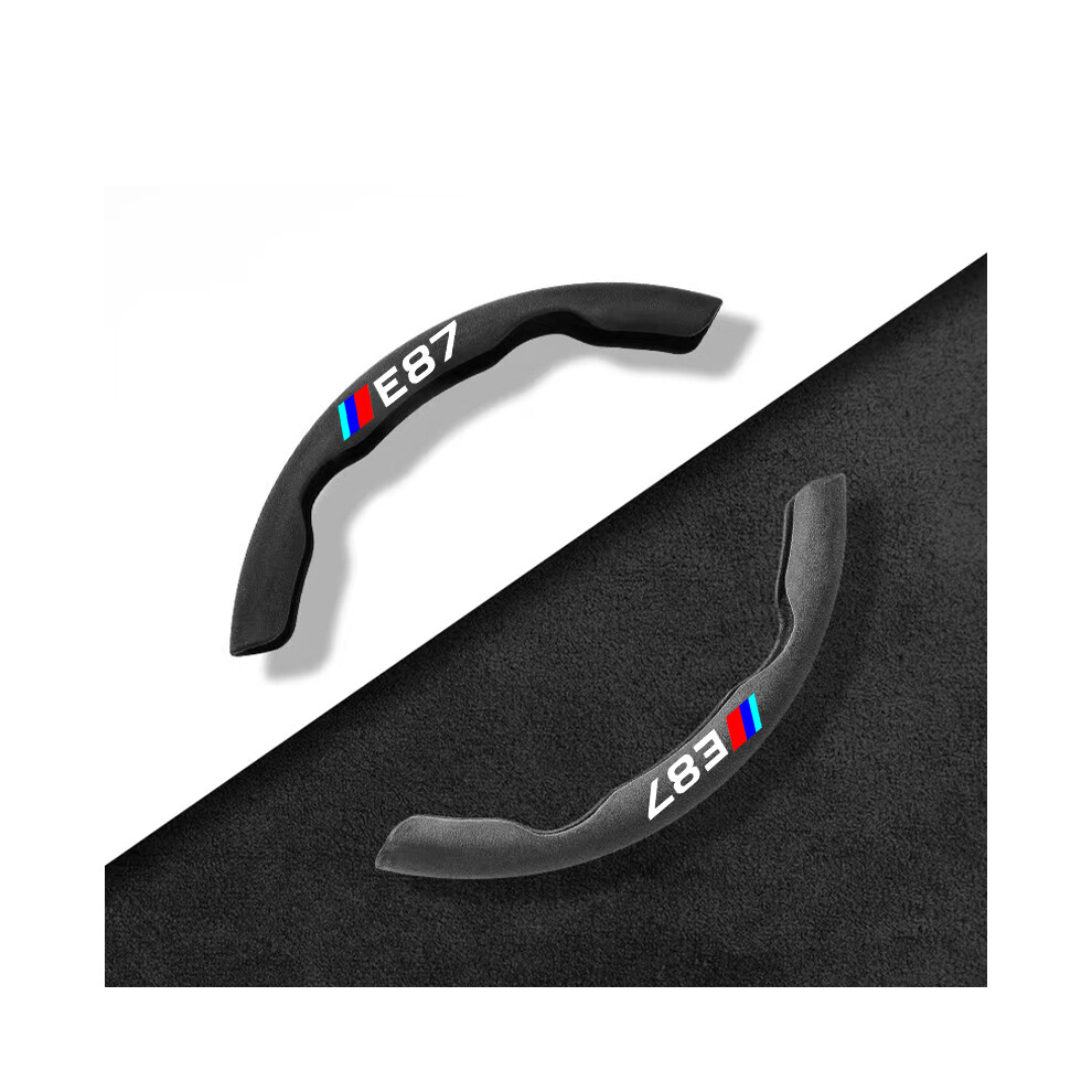 (E87)Car Steering Wheel Cover Suede Bmw M Sport E30 E34 E36 E39 E46 E60 E87 E90 Power Performance Black 9319708139372
