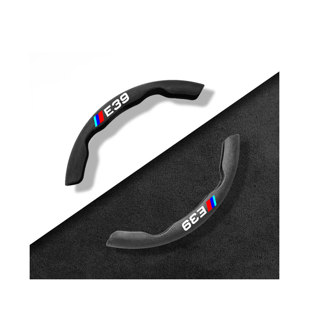 (E39)Car Steering Wheel Cover Suede Bmw M Sport E30 E34 E36 E39 E46 E60 E87 E90 Power Performance Black 9319708139341