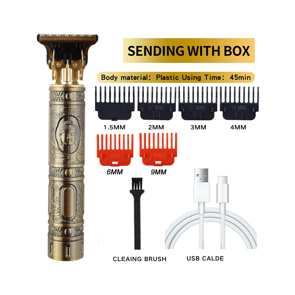 (plasticBuddha6comb) Vintage T9 electric hair clipper hair clipper intended for professional use