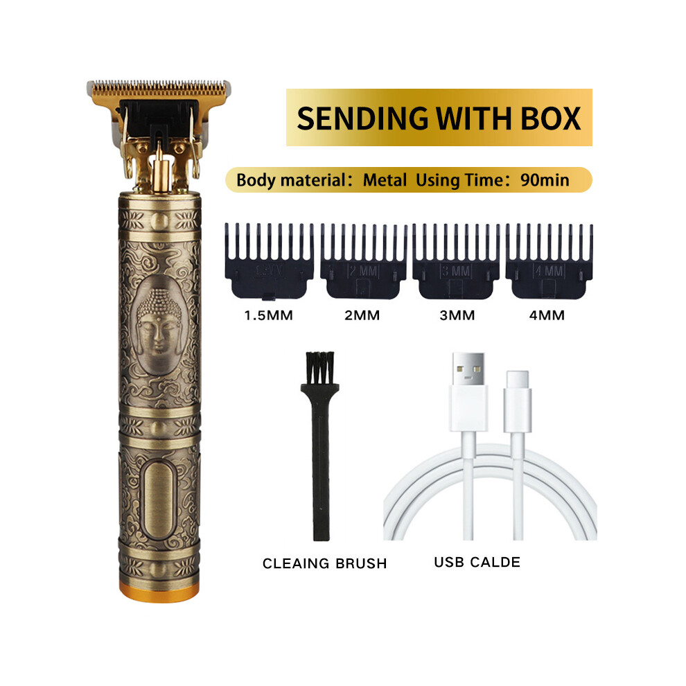 (Metal Buddha) Vintage T9 electric hair clipper hair clipper intended for professional use