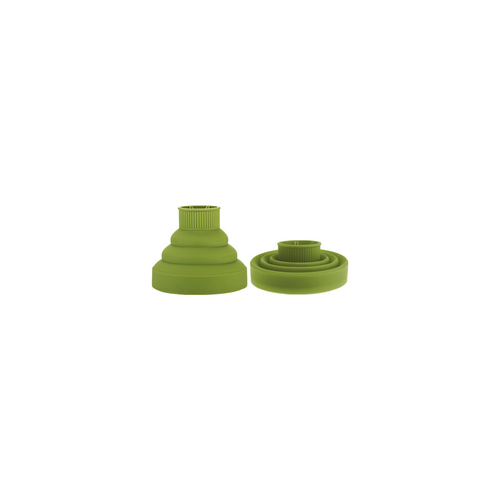 (Green) Hair Dryer Diffuser Cover Universal Folding Curlers Hair Dryer Hair Curler