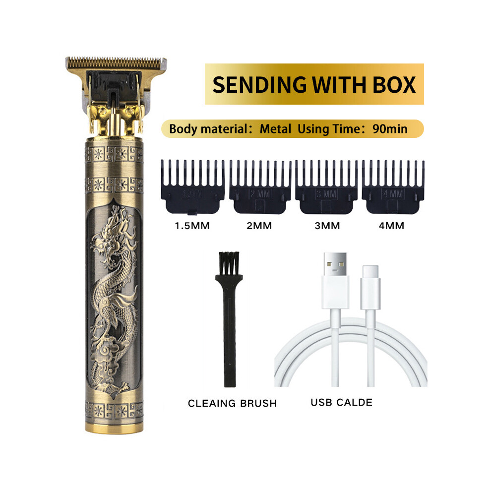 (Metalli Dragon) Vintage T9 electric hair clipper hair clipper intended for professional use