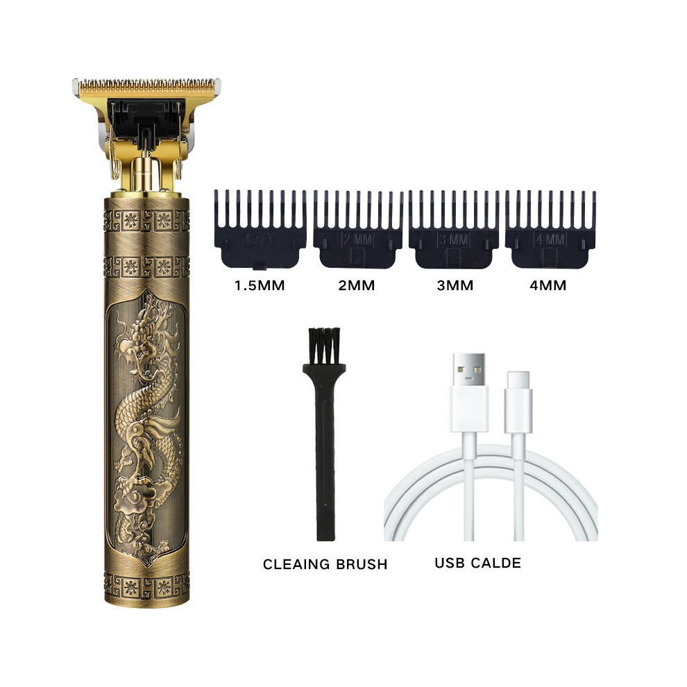 (ABS Dragon)Vintage t9 hair clipper cordless hair clipper finishing machine beard trimmer hair
