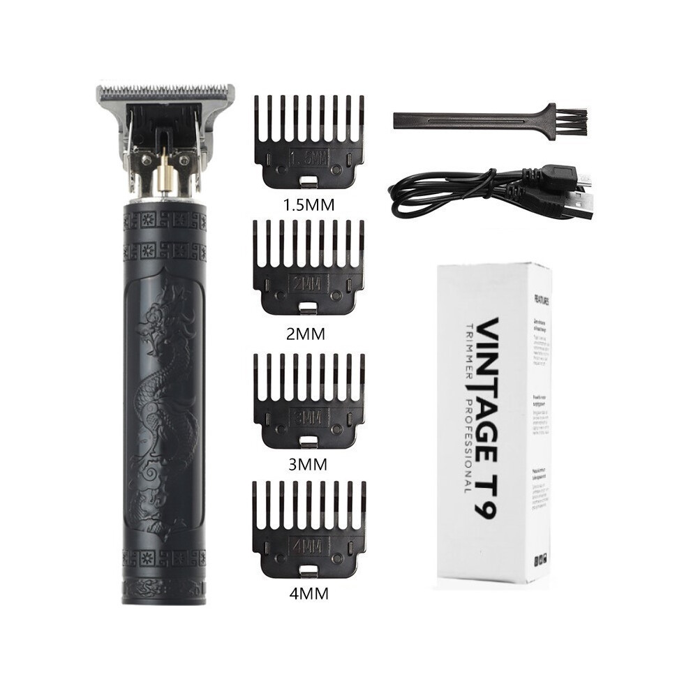 Gold (Dragon )T9 Usb Electric Hair Clipper For Men Hair Clipper Rechargeable Men's Shaver