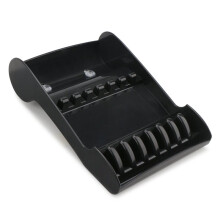 (Musta)Parturisakset Säilytysteline Salon Sakset Pidike Säiliö Ammattimainen hiustenleikkausleikkurit
