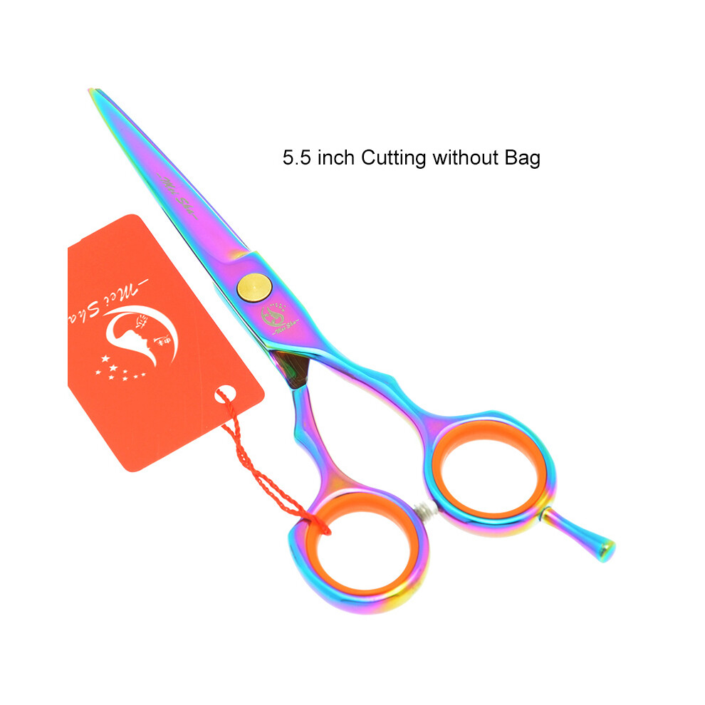 (A0026A-03-55)Meisha 5.5" Hairdressing Scissors Stainless Steel Barber Thinning Scissors Salon