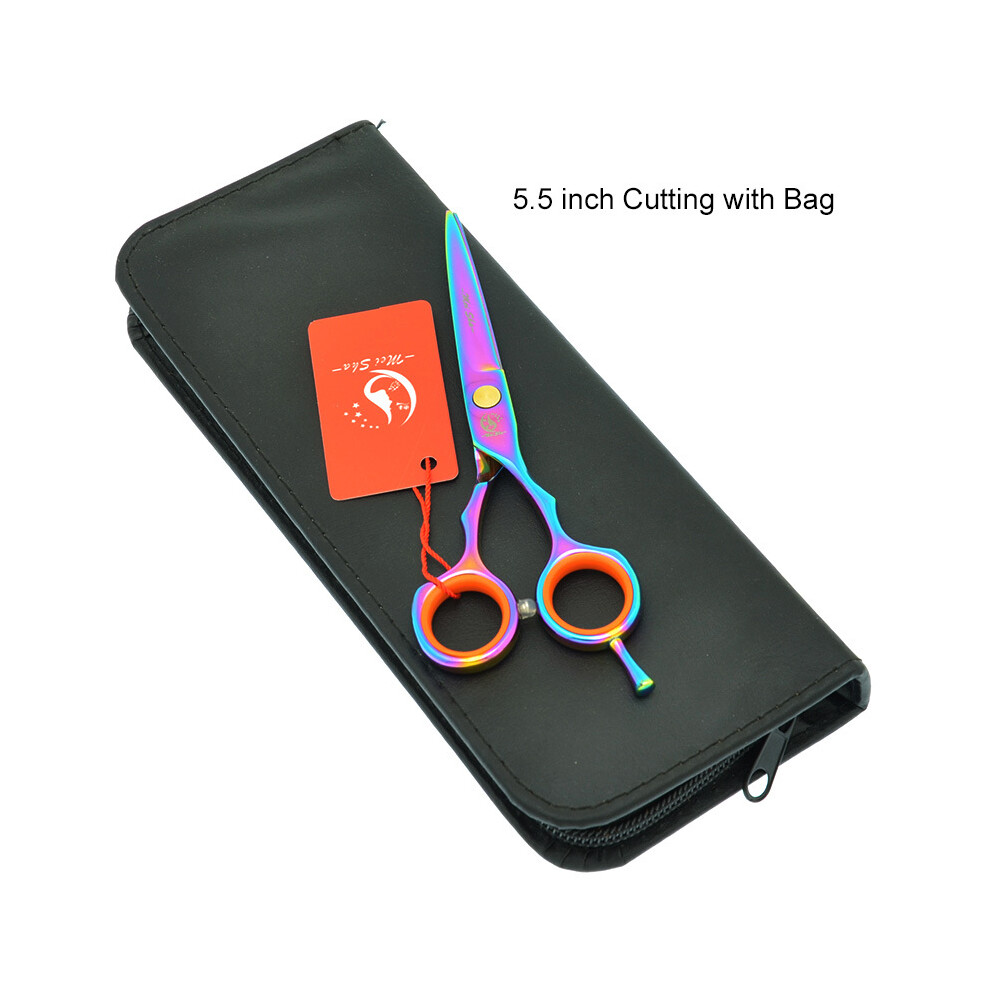 (A0026A-04-55)Meisha 5.5" Hairdressing Scissors Stainless Steel Barber Thinning Scissors Salon