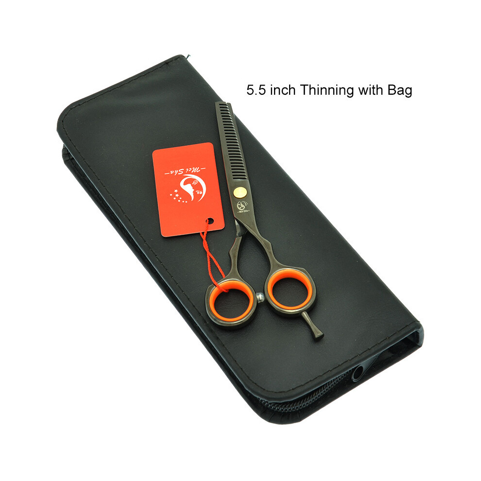 (A0028A-06-55)Meisha 5.5" Hairdressing Scissors Stainless Steel Barber Thinning Scissors Salon