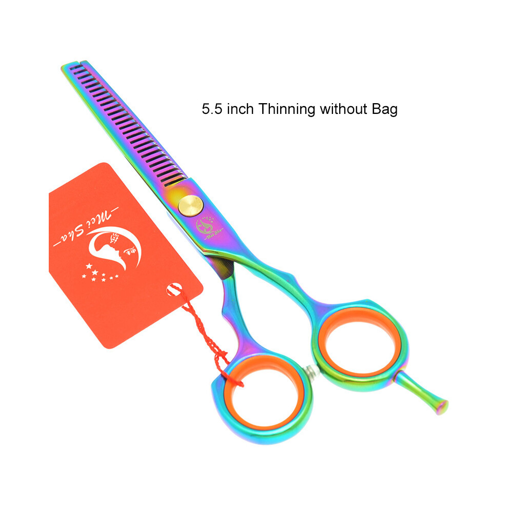 (A0026A-05-55)Meisha 5.5" Hairdressing Scissors Stainless Steel Barber Thinning Scissors Salon