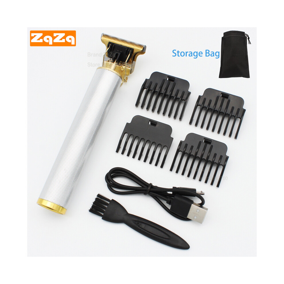 Silver (Silver)Hair Clipper For Men Hair Clipper Hair Clipper Electric Hair Clipper Rechargeable Barber