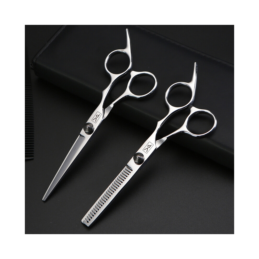 (cutting and thinning)6.0 Hair Scissors 440C Japanese Steel Professional Hairdressing Scissors Cutting