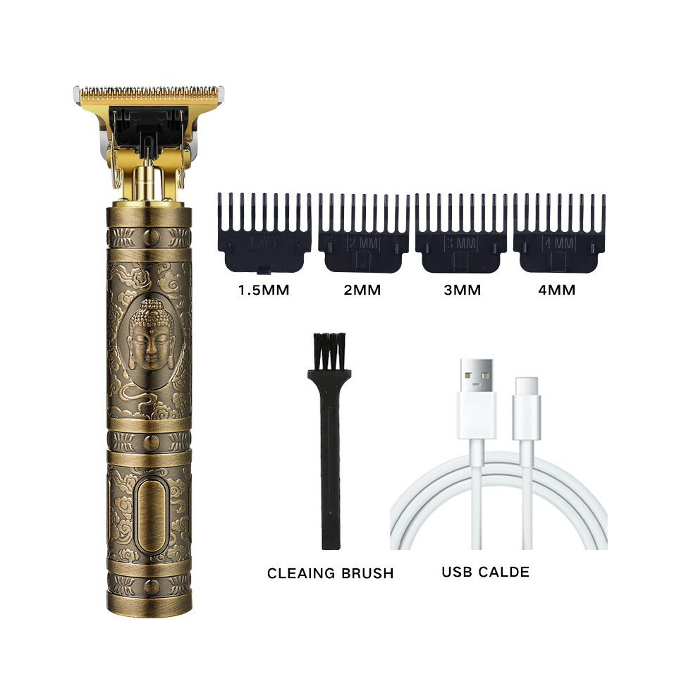 (ABS Buddha)Vintage t9 hair clipper cordless hair clipper finishing machine beard trimmer hair