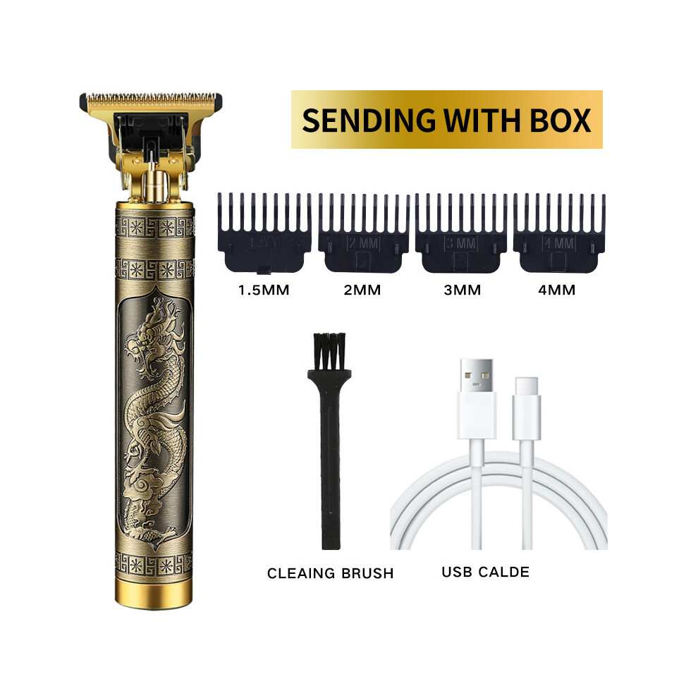 (Dragon A)2022 New T9 Electric Hair Clipper Hair Clipper For Men USB Rechargeable Electric Shaver