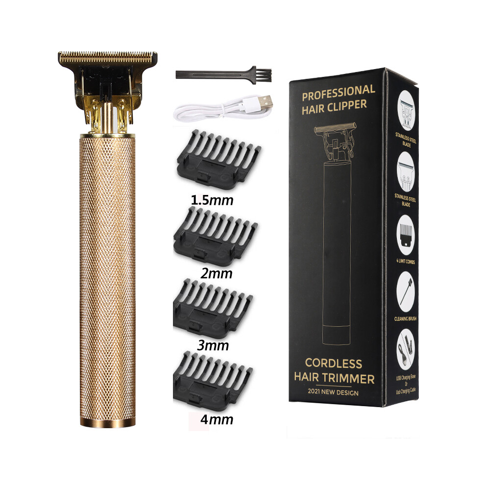 Gold (Gold)Vip T9 Hair Clipper Professional Electric Trimmer For Man 0Mm Bald Head Barber Hair Clipper