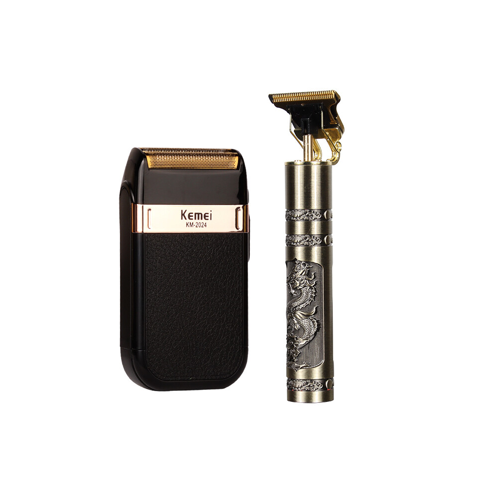 (Set of 3)Clipper Rechargeable Electric Hair Clipper Professional Barber Trimmer Electric Shaver