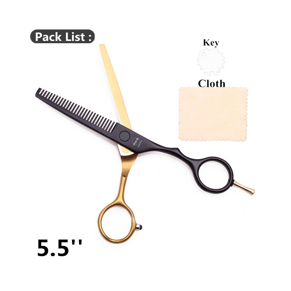 (A1029 Jin T 5.5N)5.0 5.5 6.0 6.5 7.0 Inch Hair Scissors Professional Barber Scissors 440C Japanese