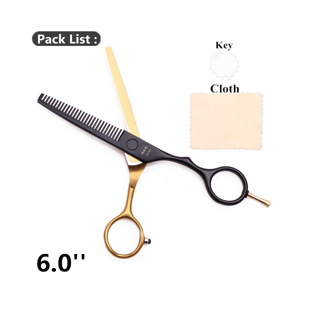(A1029 Jin T 6.0N)5.0 5.5 6.0 6.5 7.0 Inch Hair Scissors Professional Barber Scissors 440C Japanese