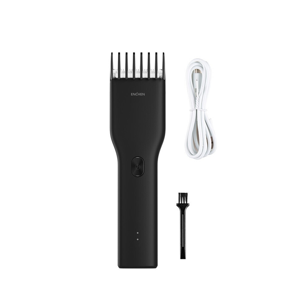 (Black)Boost USB Electric Hair Clippers for Men Adults Kids Cordless Rechargeable Hair Clipper