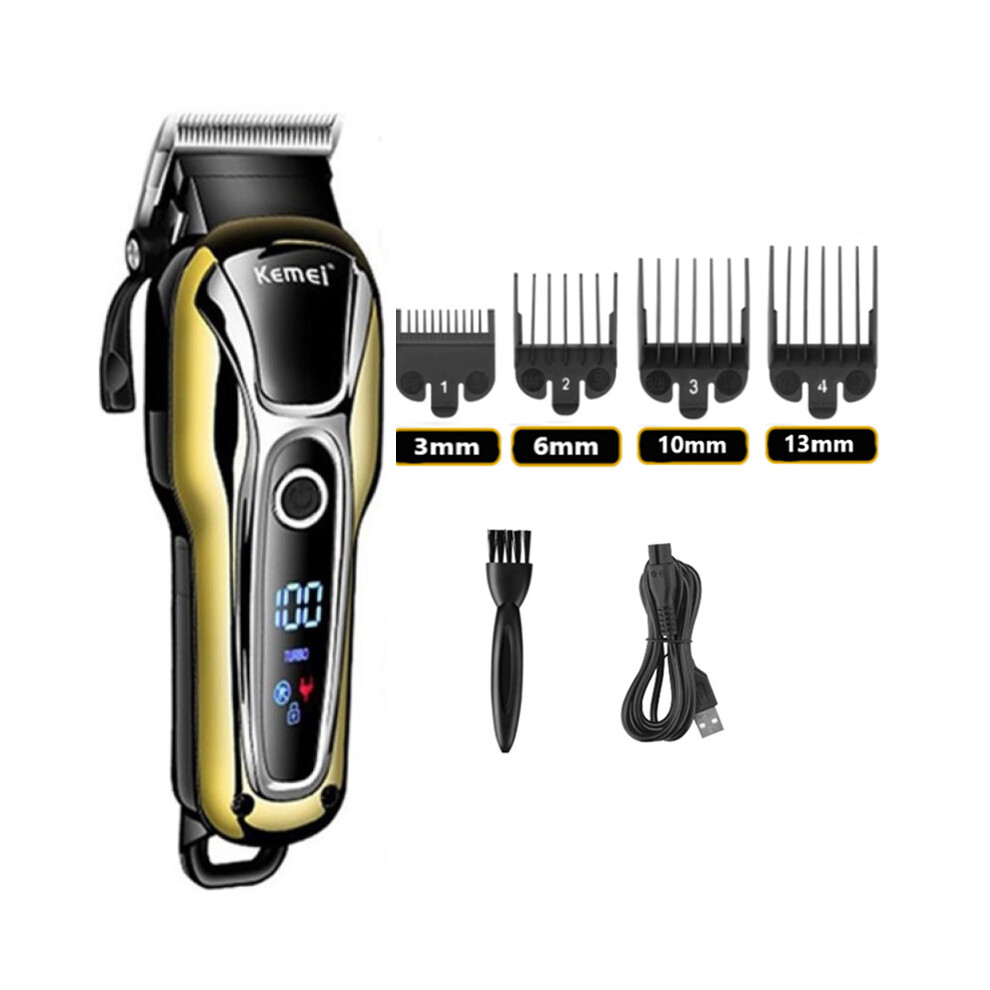 (KM-1990)Professional Barber Hair Clipper Rechargeable Electric Trimming Machine Beard Trimmer