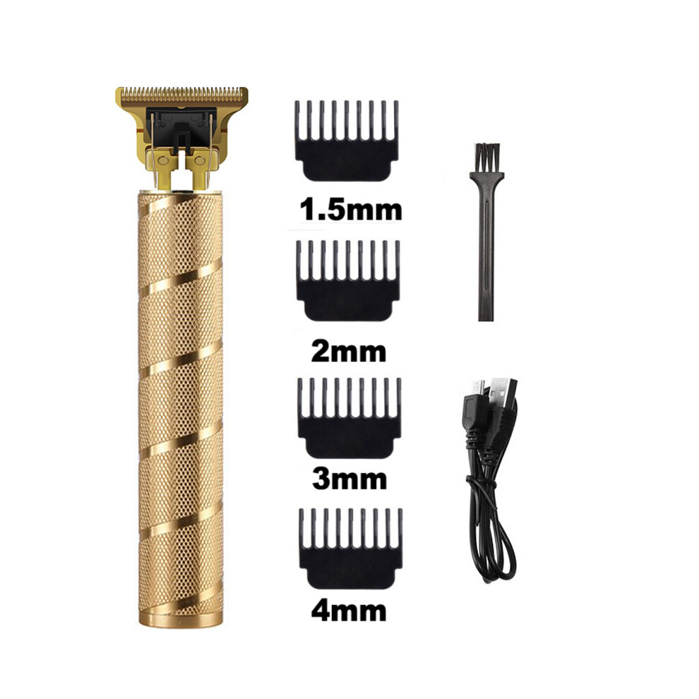 Golden ( Lx)Professional Hair Clipper Kit Electric Trimmer Cordless Shaver 0Mm Barber Clipper