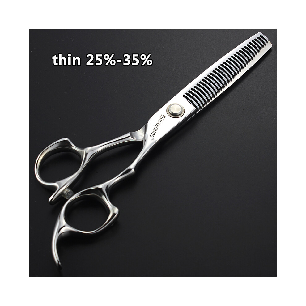 (6 Inch Thin) 5.5/6/7 Inch Professional Scissors Barbers Hairdressing Scissors Set Barber Scissors Cutting
