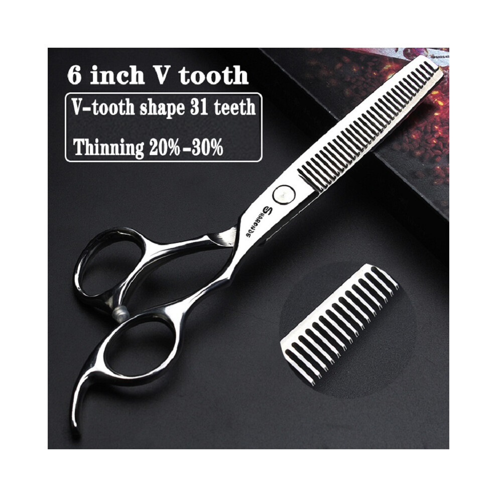 (6 Inch Thin)6 / 6.5 / 7 / 7.5 Inch Japanese Professional Hairdressing Scissors, Hair Cutting Scissors,