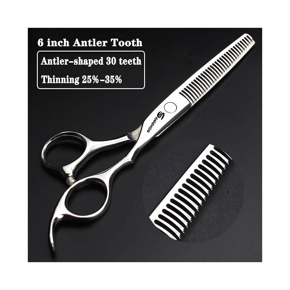 (6 Inch Thin)6 / 6.5 / 7 / 7.5 Inch Japanese Professional Hairdressing Scissors, Hair Cutting Scissors,