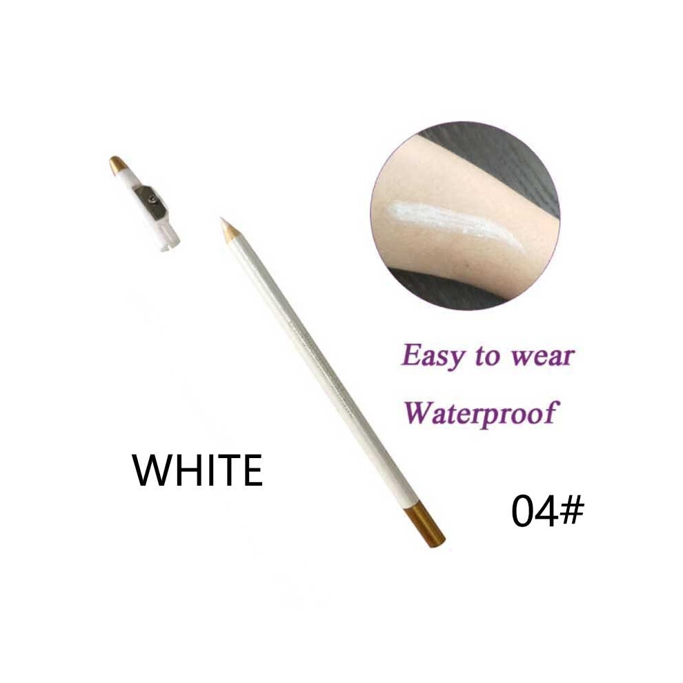 (White) Barber Pencil Edge Hairline Razor Trace Hair Beard Shaped Accessories With Sharpener-image-OPC-PH7XZQZ-NEW