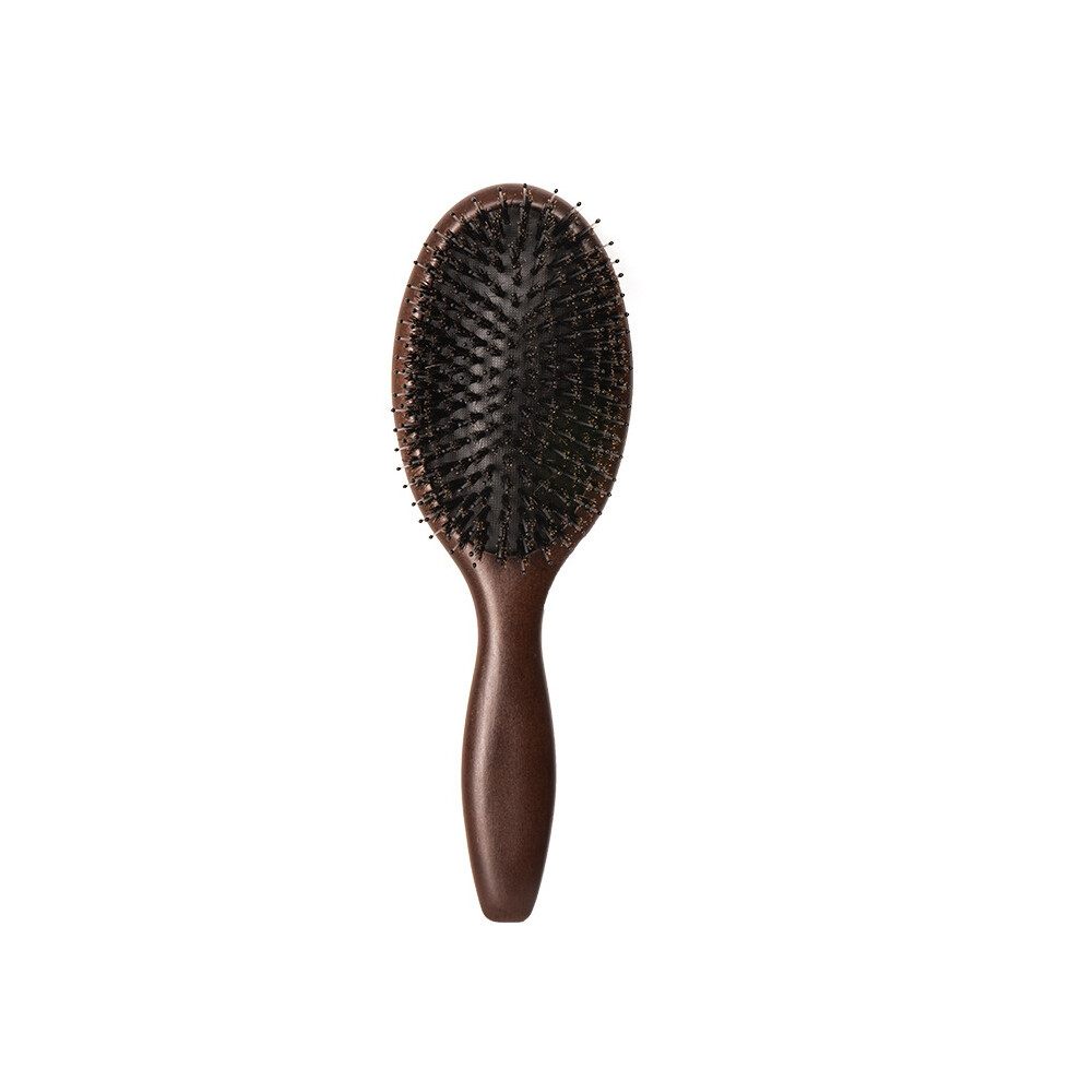 (L) Hairbrush Scalp Massage Comb Hairbrush Bristle&Nylon Women's wet, curly hairbrush for hair salon