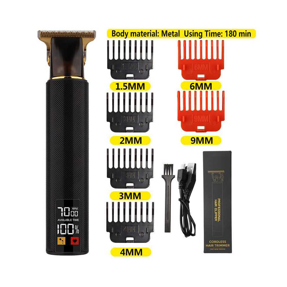 (plum)2023 Hair Clipper Hair Clippers Rechargeable Shaver Beard Trimmer Professional Men's