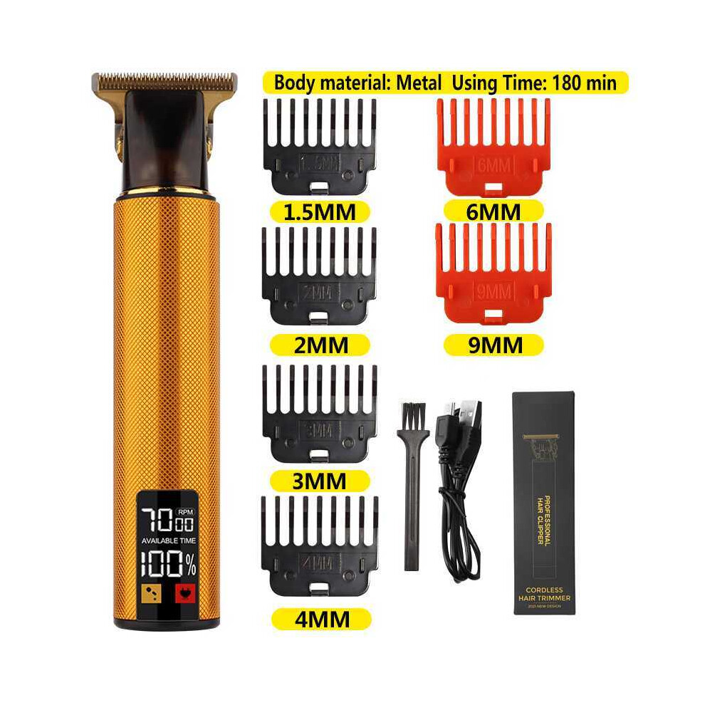 (Deep Blue)2023 Hair Clipper Hair Clippers Rechargeable Shaver Beard Trimmer Professional