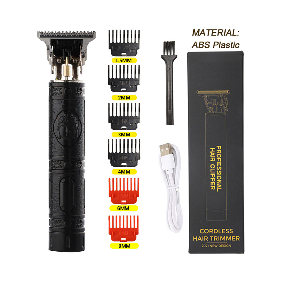 Black (Update Buddha)2023 Hair Clipper Hair Clippers Rechargeable Shaver Beard Trimmer
