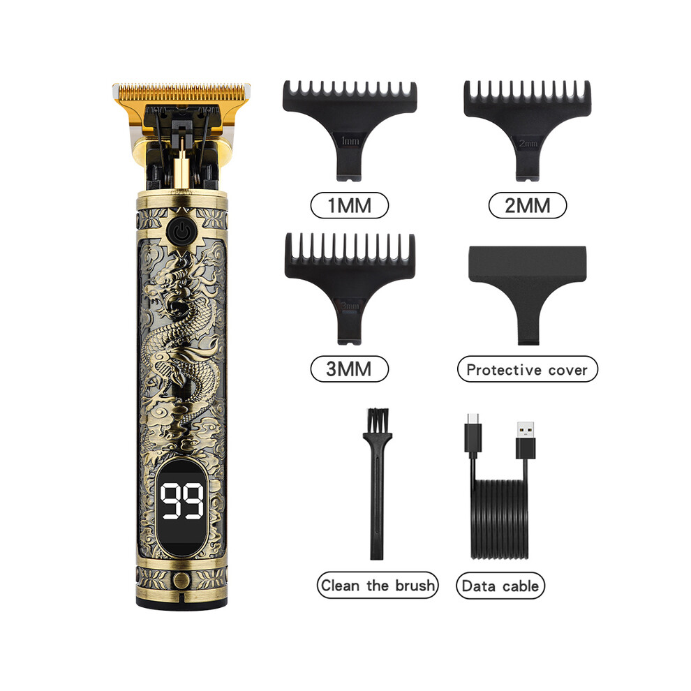 (tw long)2023 Hair Clipper Hair Clippers Rechargeable Shaver Beard Trimmer Professional