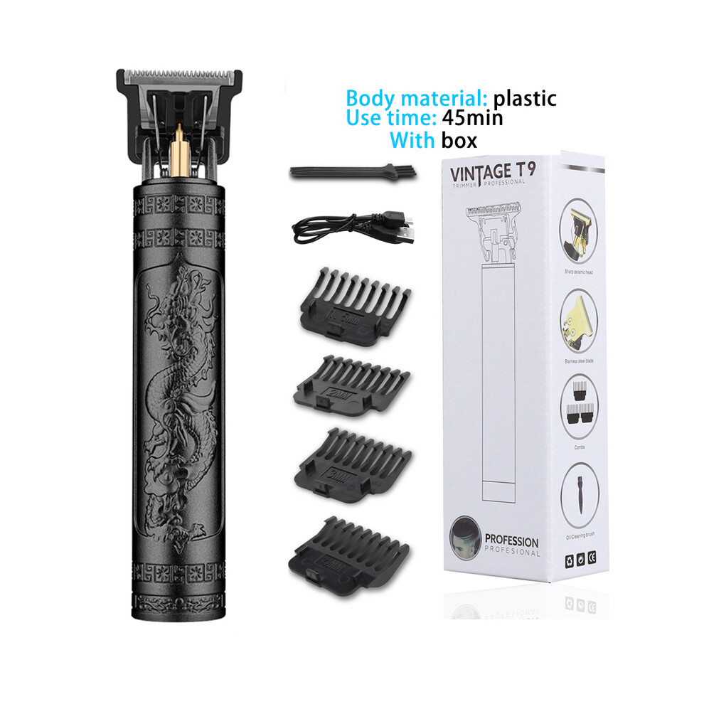 Black ( Dragon)2023 Hair Clipper Hair Clippers Rechargeable Shaver Beard Trimmer Professional