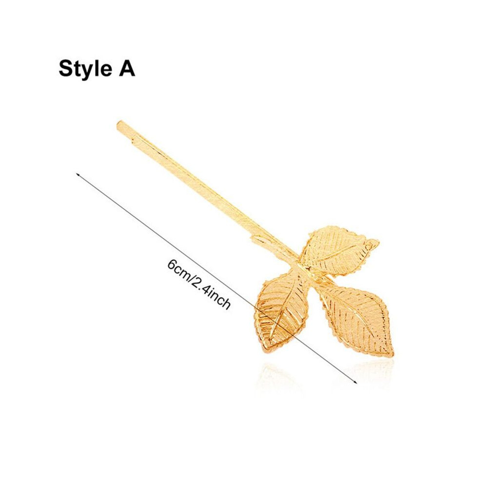 Silver (2-Style A)24Pcs Professional Makeup Clips Salon Hairdressing Tools Women's Non-Bend Hair Clips
