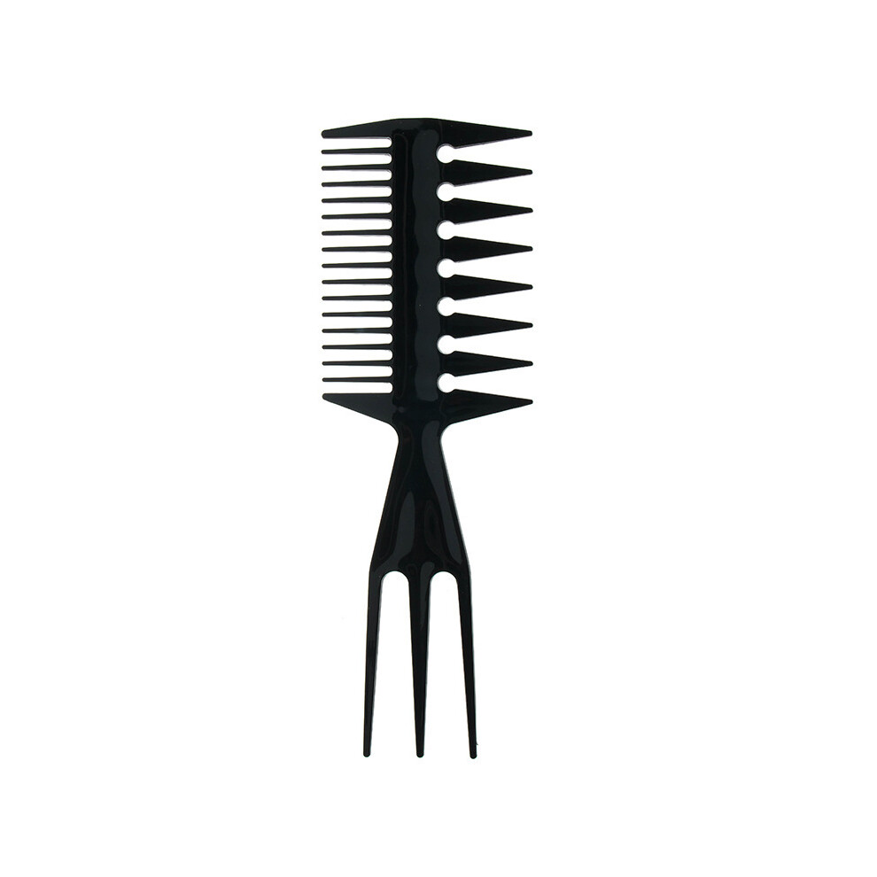 Black ( Oil Comb)2023 Shaping Hair Brush Oil Comb Retro Oil Head Wide Tooth Comb Men's Beard Comb
